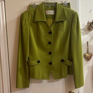 Dana Buchman Lime Green Tailored Women's Suit